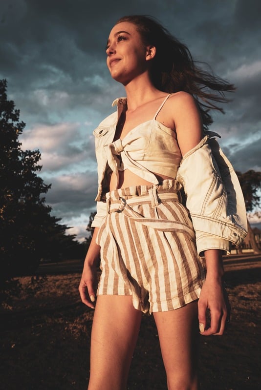 Golden hour portrait by Power Portraits